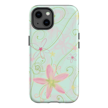 Swirl Blue Printed Phone Cases iPhone 13 / Armoured by Kayla Carr - The Dairy