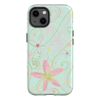 Swirl Blue Printed Phone Cases iPhone 13 / Armoured by Kayla Carr - The Dairy