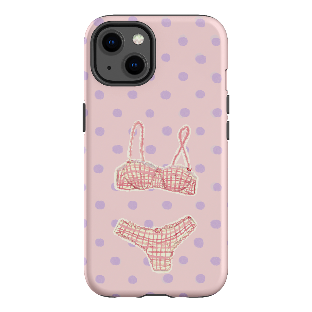Vintage Gingham Printed Phone Cases iPhone 13 / Armoured by Kayla Carr - The Dairy