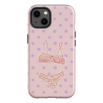 Vintage Gingham Printed Phone Cases iPhone 13 / Armoured by Kayla Carr - The Dairy