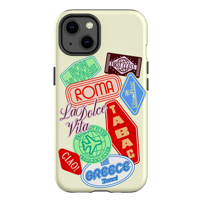 Well Travelled Printed Phone Cases iPhone 13 / Armoured by The Dairy - The Dairy