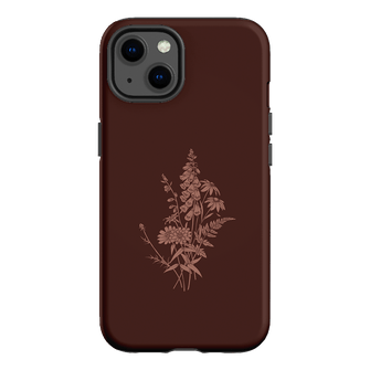 Wildflowers Mocha Printed Phone Cases iPhone 13 / Armoured by Typoflora - The Dairy