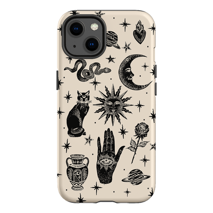 Astro Flash Beige Printed Phone Cases iPhone 13 / Armoured by Veronica Tucker - The Dairy