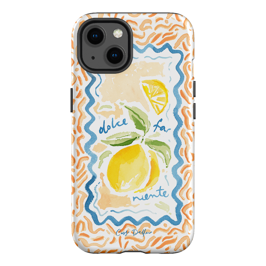 Dolce Far Niente Printed Phone Cases iPhone 13 / Armoured by Cass Deller - The Dairy