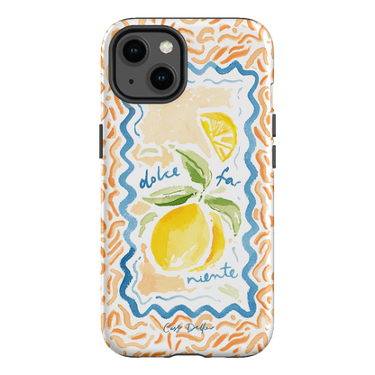 Dolce Far Niente Printed Phone Cases iPhone 13 / Armoured by Cass Deller - The Dairy