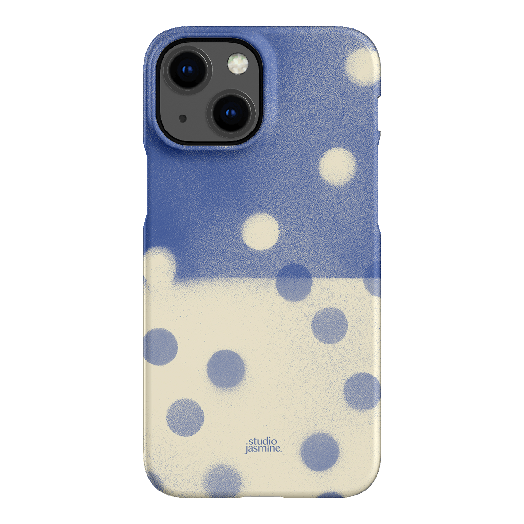 Bleu Polka Dot Printed Phone Cases iPhone 13 Mini / Snap by Jasmine Dowling - The Dairy