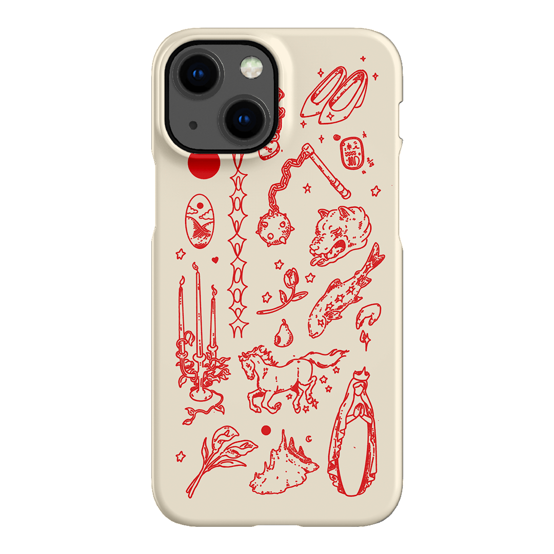 Dreamcore Cream Printed Phone Cases iPhone 13 Mini / Snap by Easty Beasty - The Dairy
