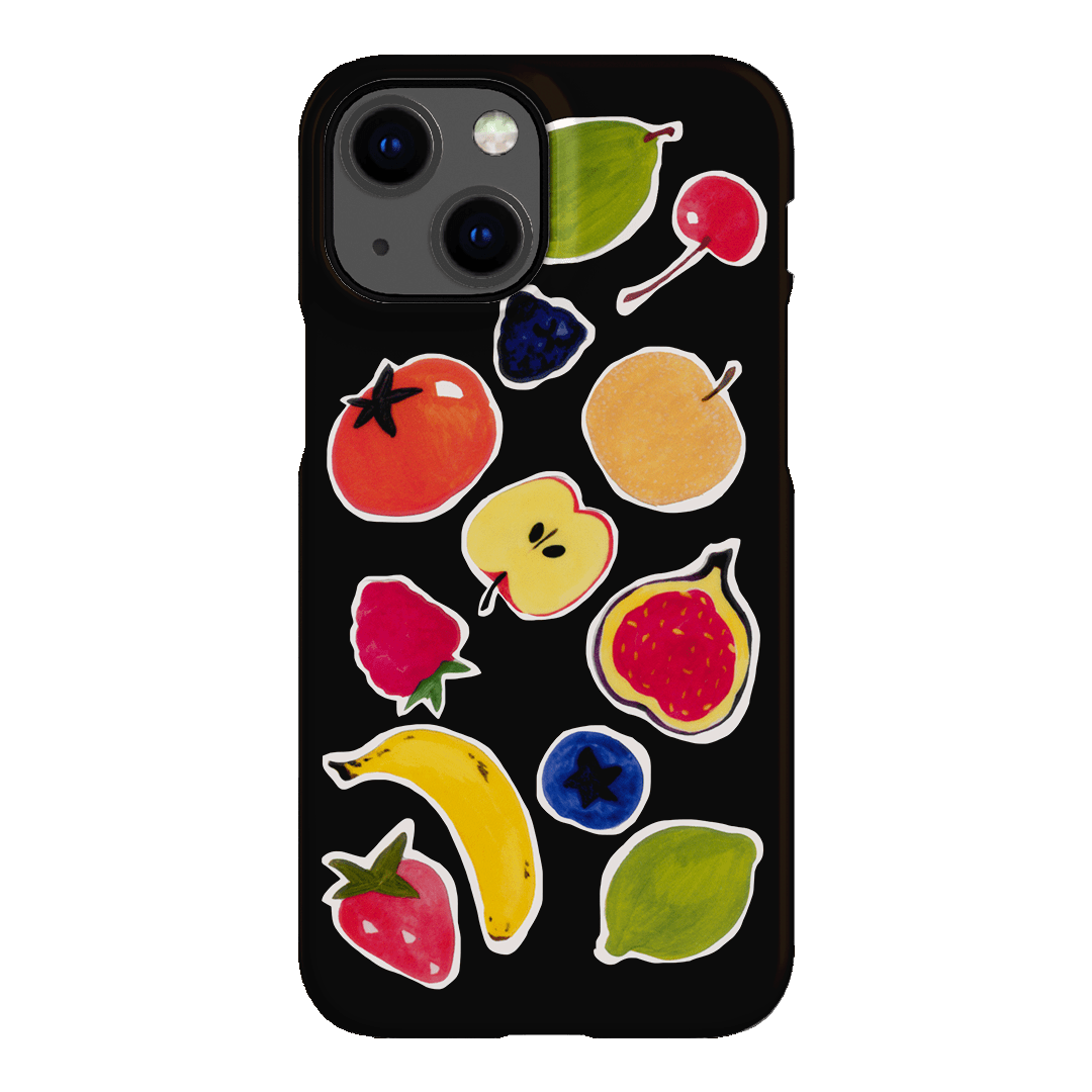 Fruit Stickers Printed Phone Cases iPhone 13 Mini / Snap by Studio Bon - The Dairy