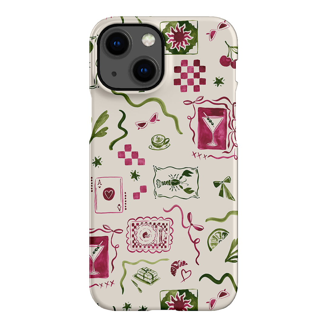 Martini Gal Printed Phone Cases iPhone 13 Mini / Snap by Charlie Taylor - The Dairy