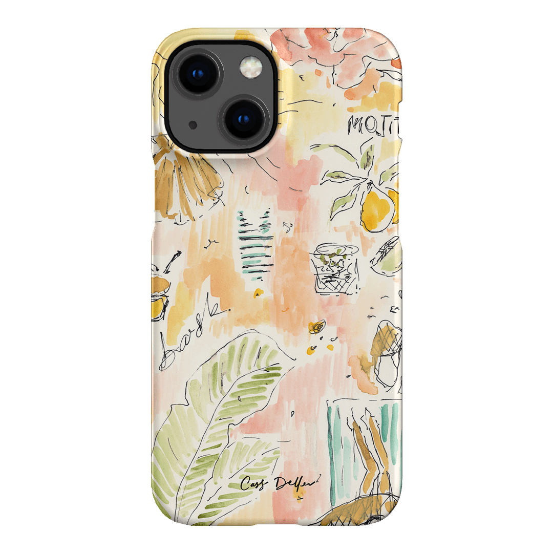 Mojito Printed Phone Cases iPhone 13 Mini / Snap by Cass Deller - The Dairy