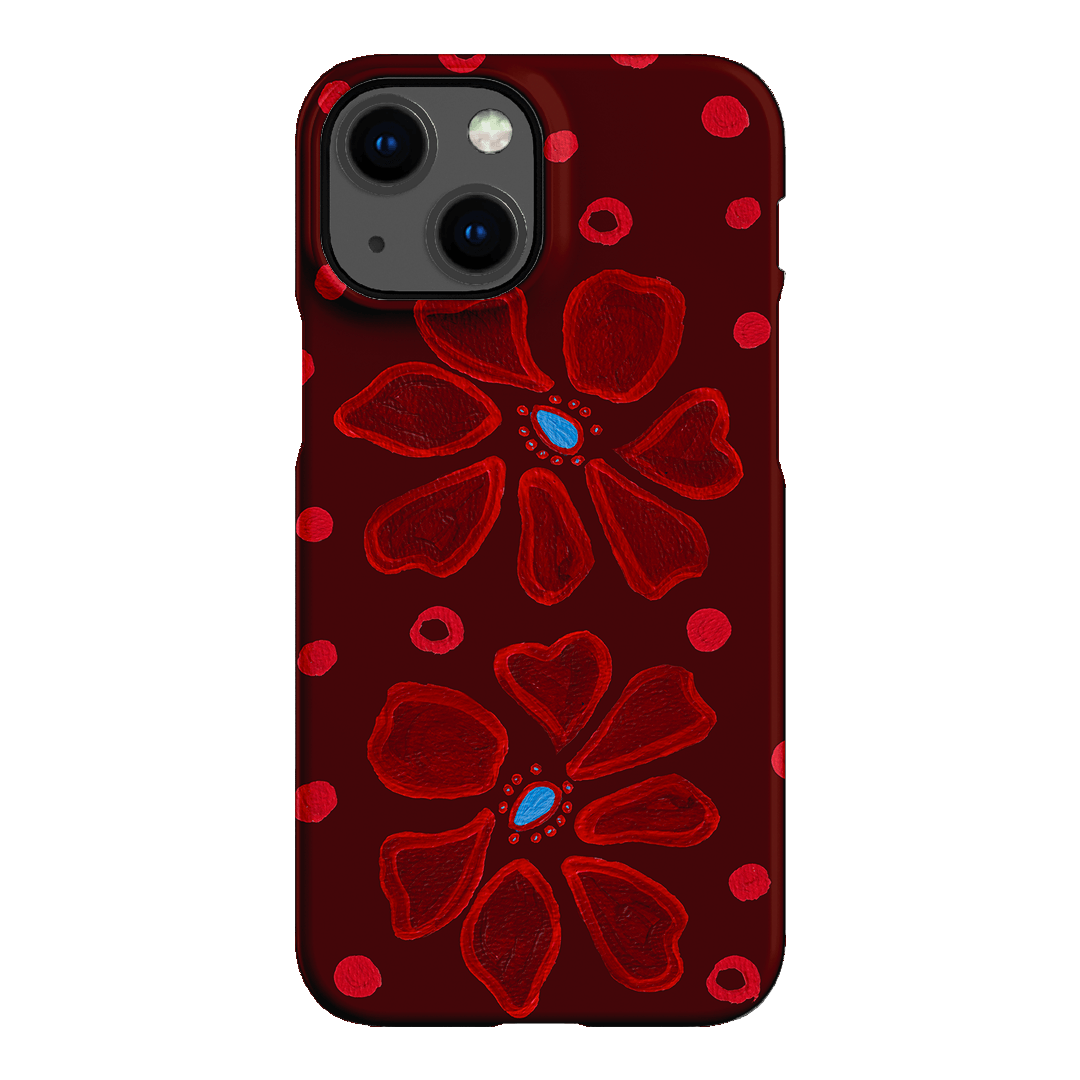 Painted Petal Rouge Printed Phone Cases iPhone 13 Mini / Snap by BG. Studio - The Dairy