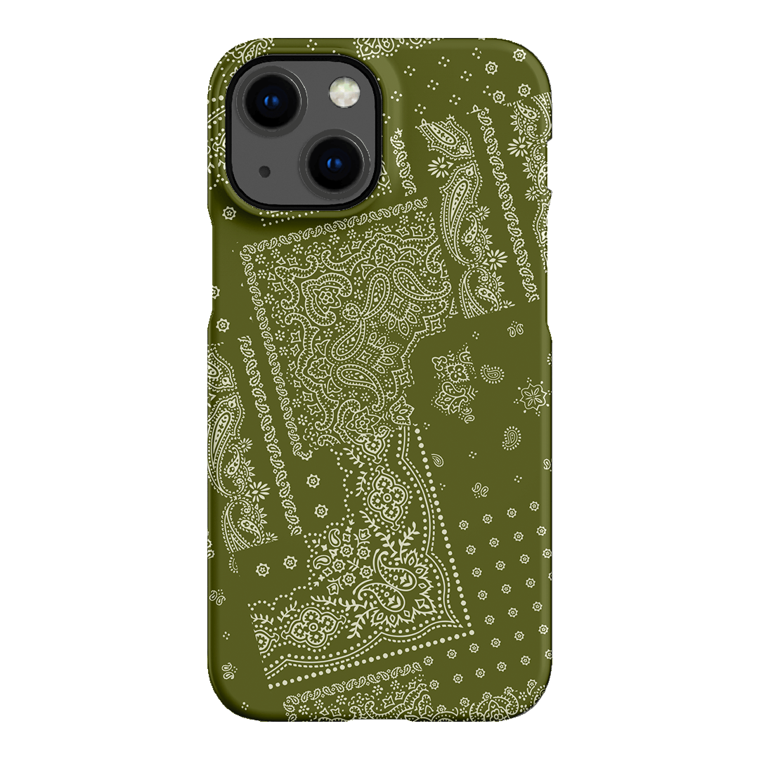 Paisley Fern Printed Phone Cases iPhone 13 Mini / Snap by The Dairy - The Dairy