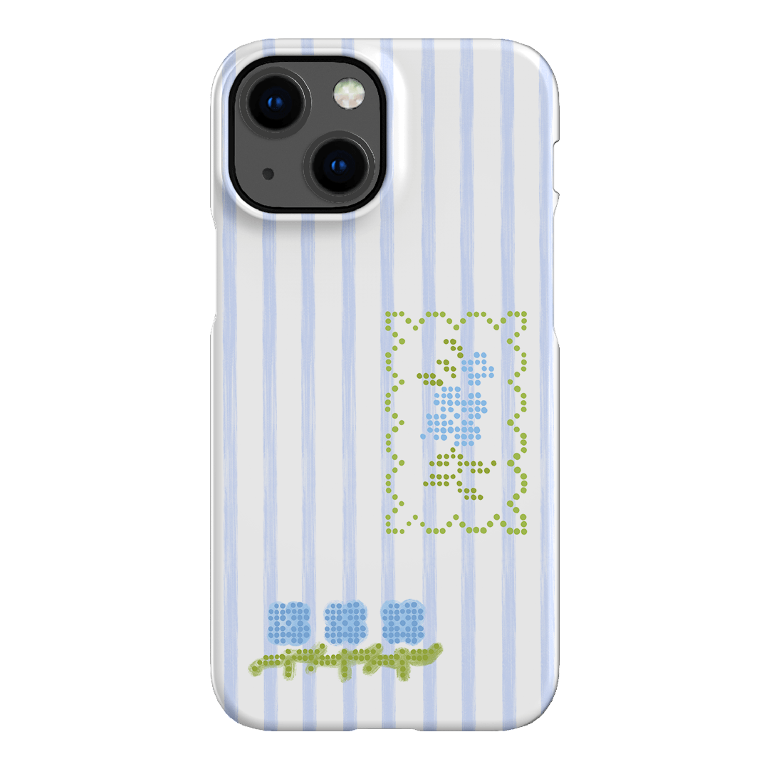 Patchwork Blue Printed Phone Cases iPhone 13 Mini / Snap by Kayla Carr - The Dairy