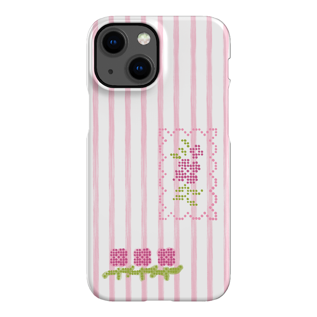 Patchwork Pink Printed Phone Cases iPhone 13 Mini / Snap by Kayla Carr - The Dairy
