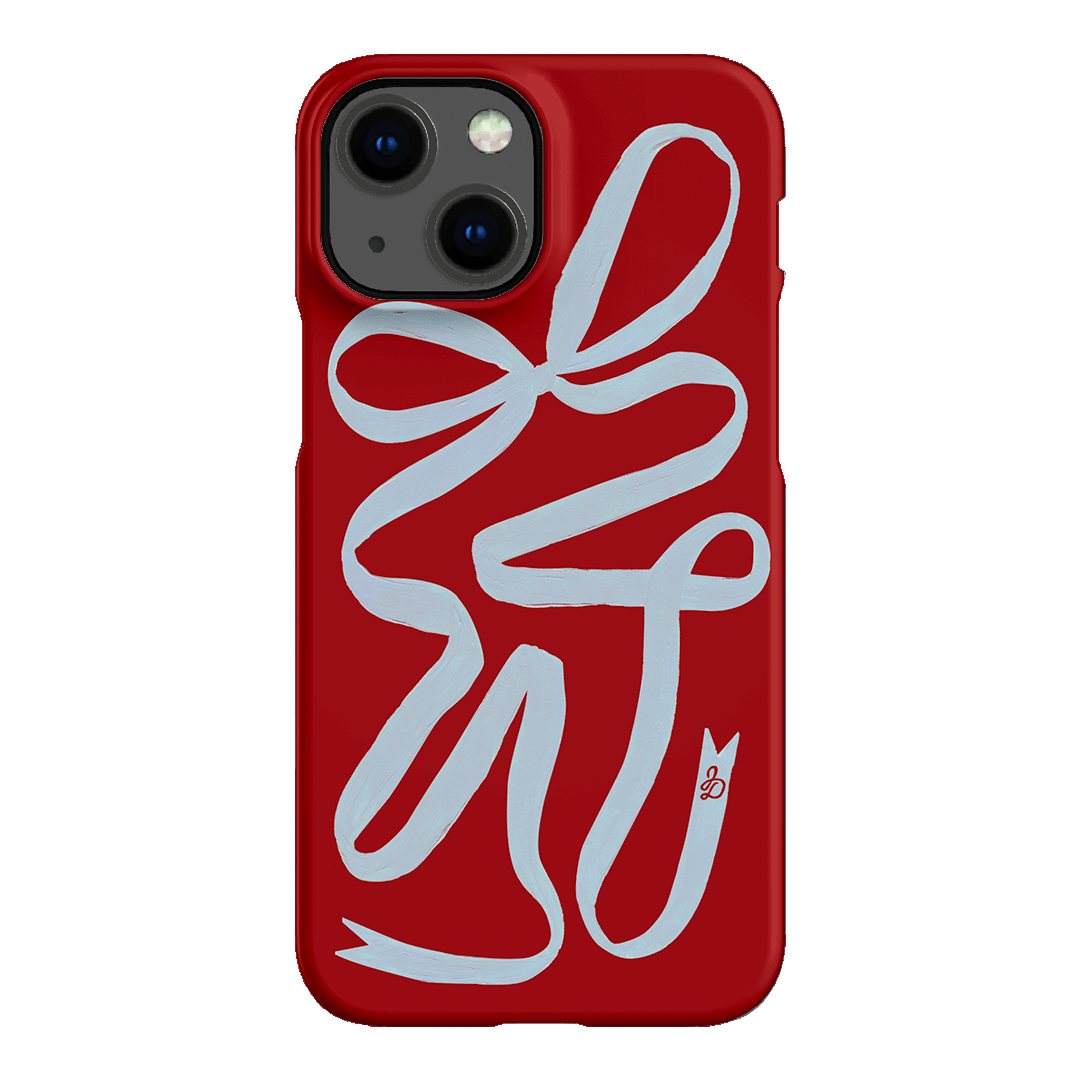 Cottage Ribbon Printed Phone Cases iPhone 13 Mini / Snap by Jasmine Dowling - The Dairy