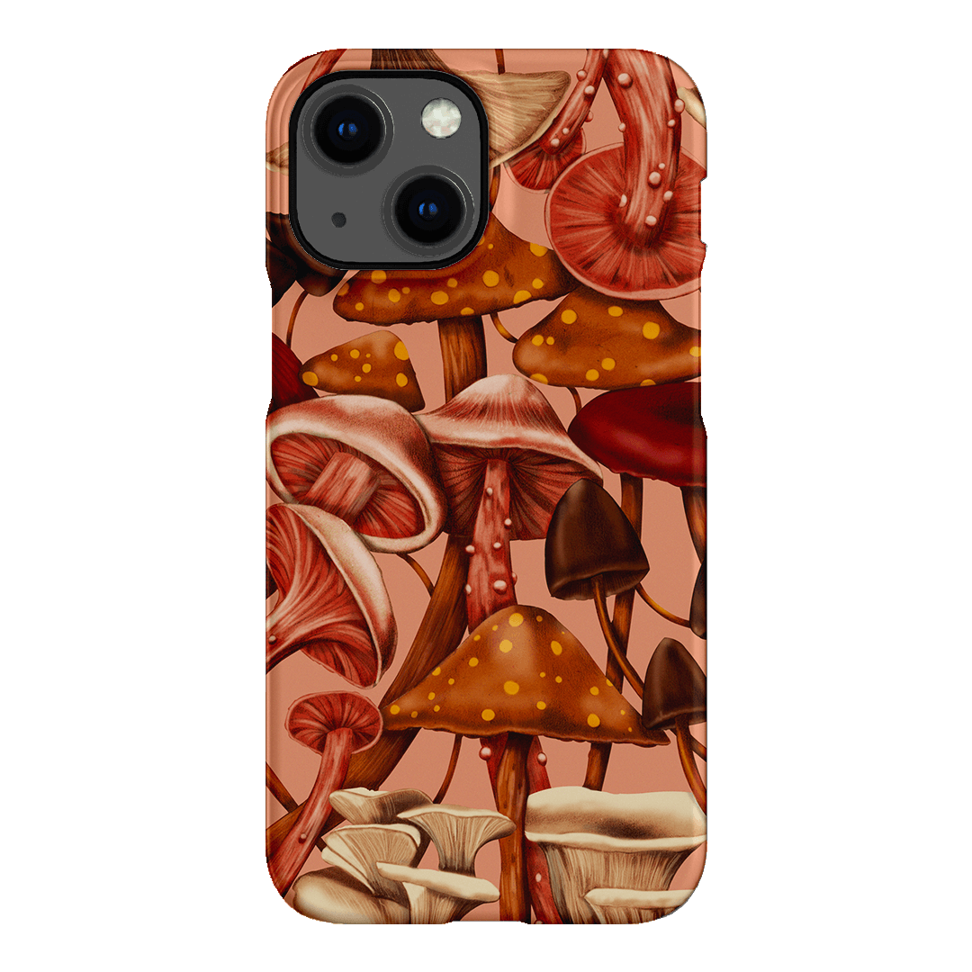 Shrooms Printed Phone Cases iPhone 13 Mini / Snap by Kelly Thompson - The Dairy