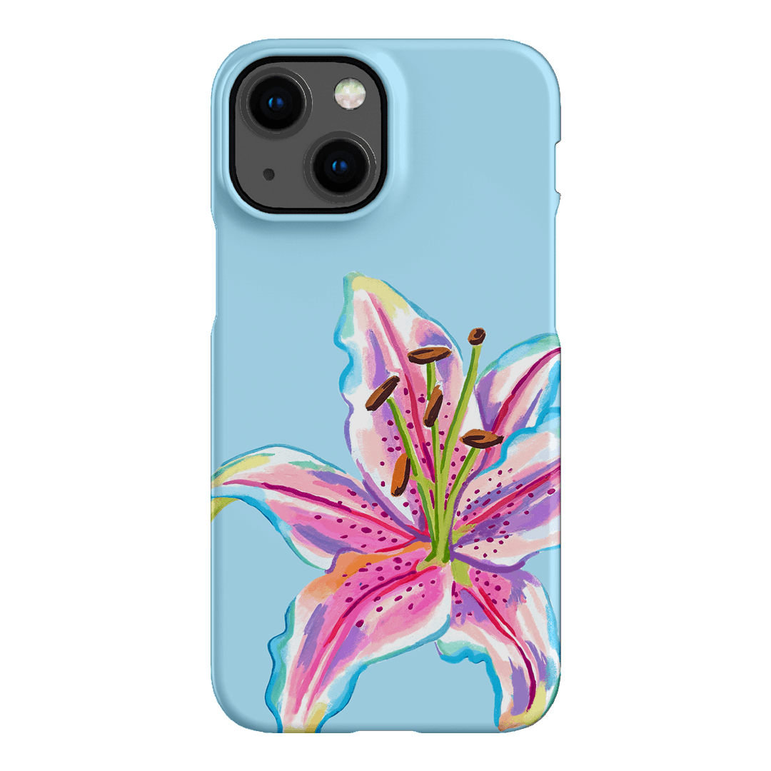 Sky Lily Printed Phone Cases iPhone 13 Mini / Snap by Femke Studio - The Dairy