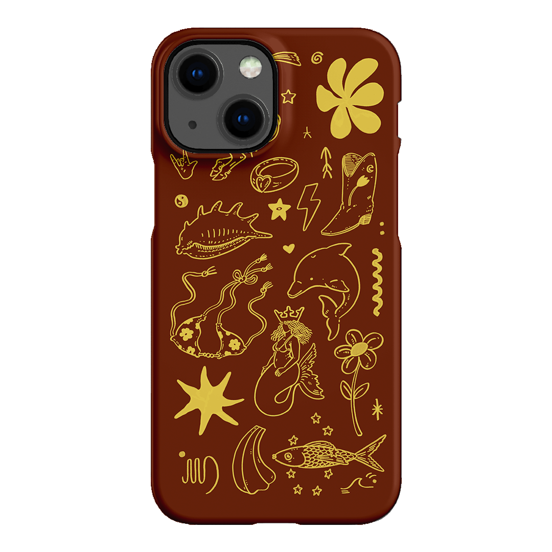 Spiced Cowboy Chocolate Printed Phone Cases iPhone 13 Mini / Snap by Easty Beasty - The Dairy