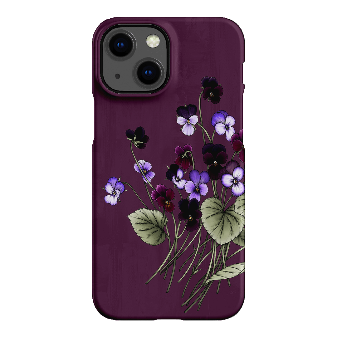 Viola Printed Phone Cases iPhone 13 Mini / Snap by Typoflora - The Dairy