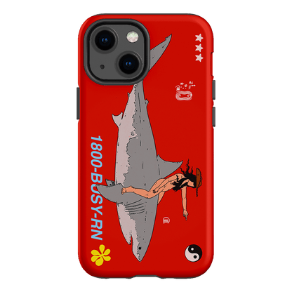 1800-Busy Rn in Red Printed Phone Cases iPhone 13 Mini / Armoured by Easty Beasty - The Dairy
