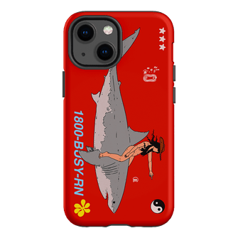 1800-Busy Rn in Red Printed Phone Cases iPhone 13 Mini / Armoured by Easty Beasty - The Dairy