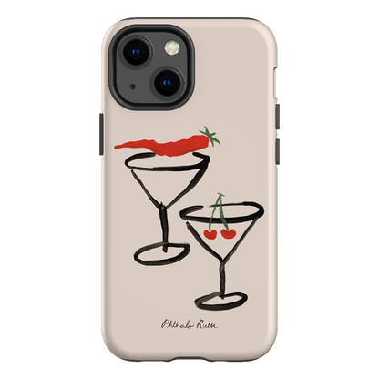 Chili Cherry Printed Phone Cases iPhone 13 Mini / Armoured by Phthalo Ruth - The Dairy