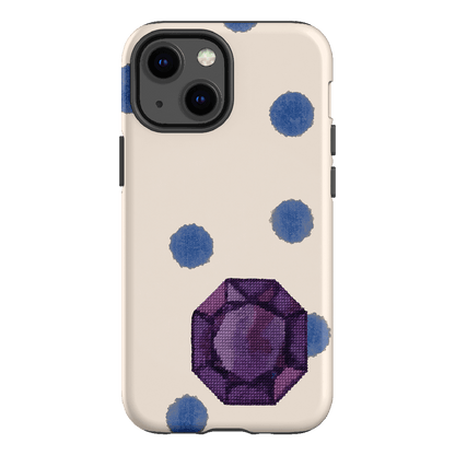 February Amethyst Printed Phone Cases iPhone 13 Mini / Armoured by Joiana - The Dairy