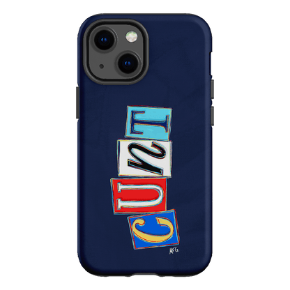 Lil Cnts Blue Printed Phone Cases iPhone 13 Mini / Armoured by Margarbs Art - The Dairy