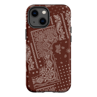 Paisley Cinnamon Printed Phone Cases iPhone 13 Mini / Armoured by The Dairy - The Dairy