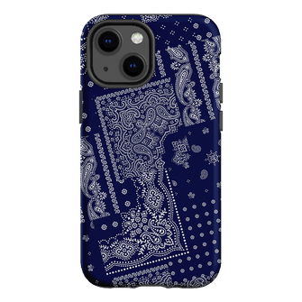 Paisley Indigo Printed Phone Cases iPhone 13 Mini / Armoured by The Dairy - The Dairy