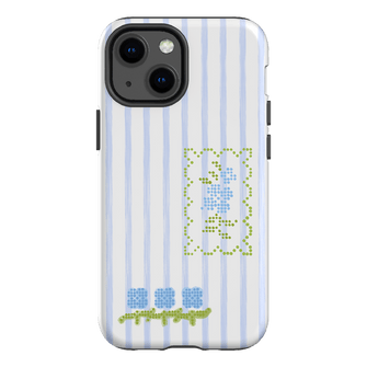 Patchwork Blue Printed Phone Cases iPhone 13 Mini / Armoured by Kayla Carr - The Dairy
