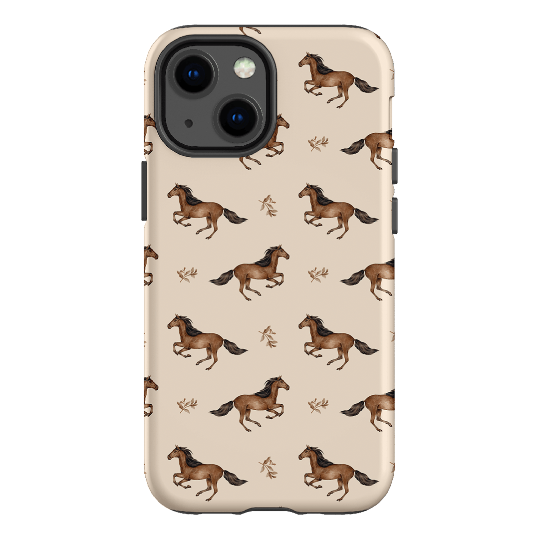 Running Horse Printed Phone Cases iPhone 13 Mini / Armoured by Kasiags Art - The Dairy
