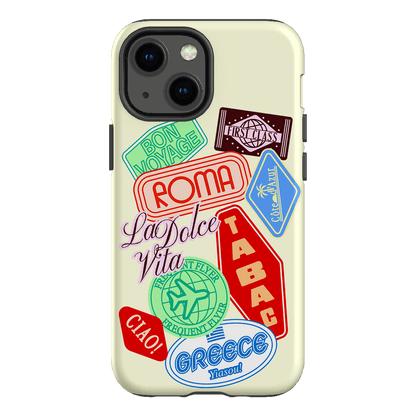 Well Travelled Printed Phone Cases iPhone 13 Mini / Armoured by The Dairy - The Dairy