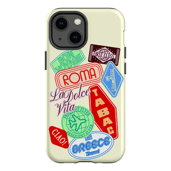 Well Travelled Printed Phone Cases iPhone 13 Mini / Armoured by The Dairy - The Dairy