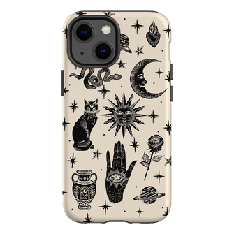 Astro Flash Beige Printed Phone Cases iPhone 13 Mini / Armoured by Veronica Tucker - The Dairy