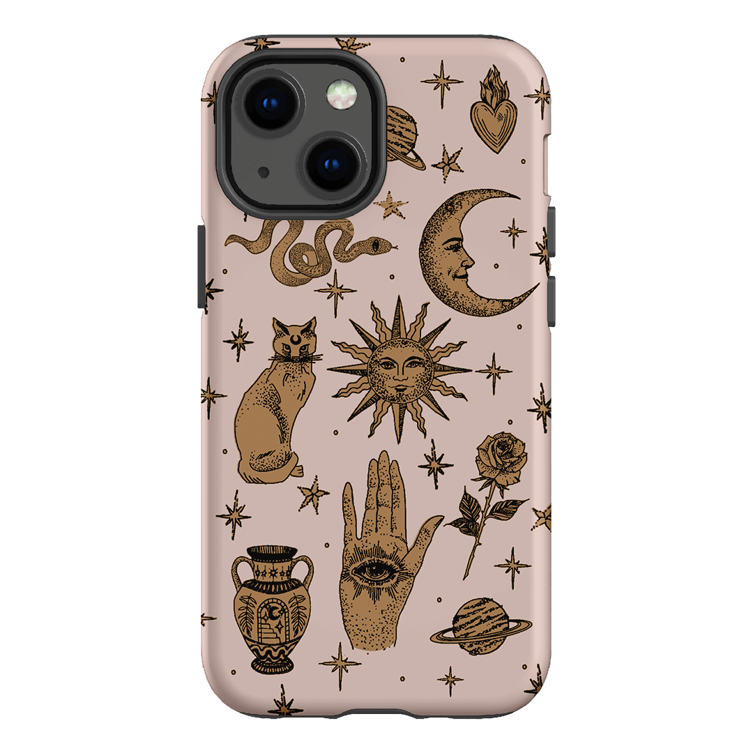 Astro Flash Pink Printed Phone Cases iPhone 13 Mini / Armoured by Veronica Tucker - The Dairy