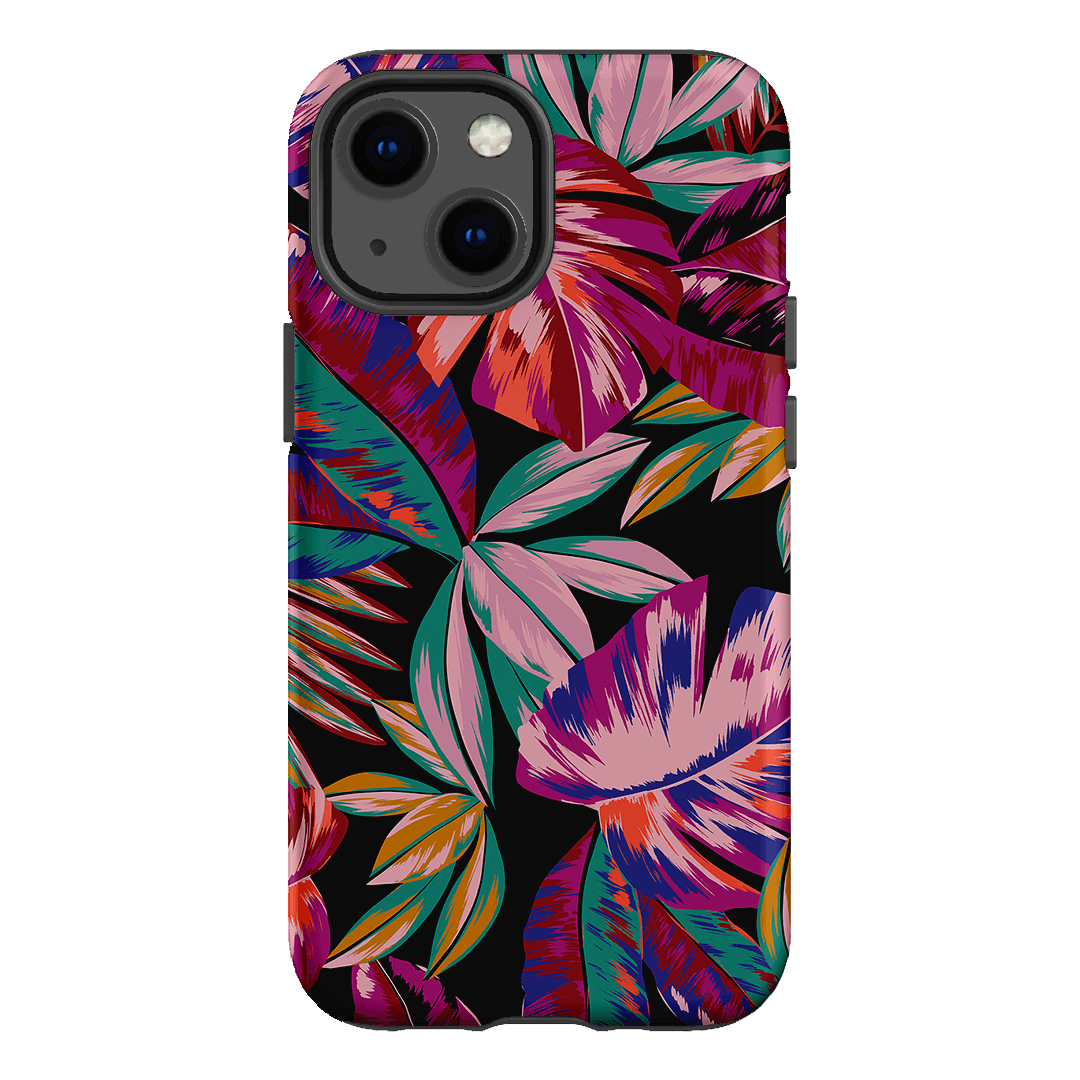 Midnight Palm Printed Phone Cases iPhone 13 Mini / Armoured by Charlie Taylor - The Dairy