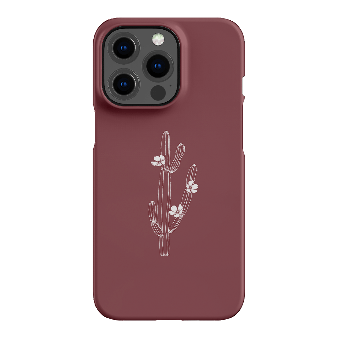 Cactus Flower Printed Phone Cases iPhone 13 Pro / Snap by Typoflora - The Dairy