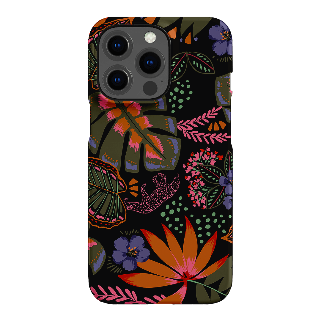 Jungle Leopard Printed Phone Cases iPhone 13 Pro / Snap by Charlie Taylor - The Dairy