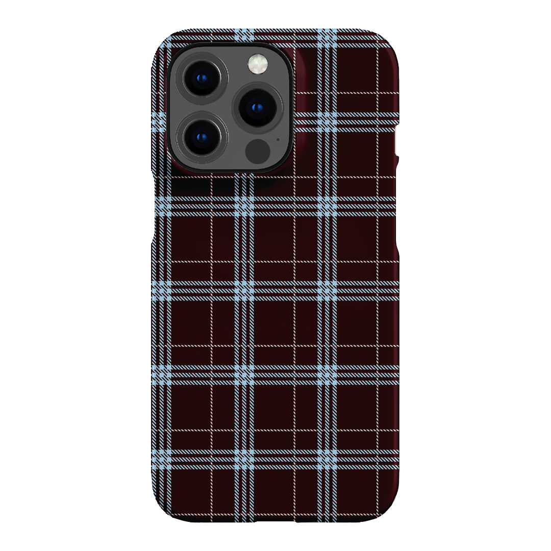 Mocha Plaid Printed Phone Cases iPhone 13 Pro / Snap by The Dairy - The Dairy