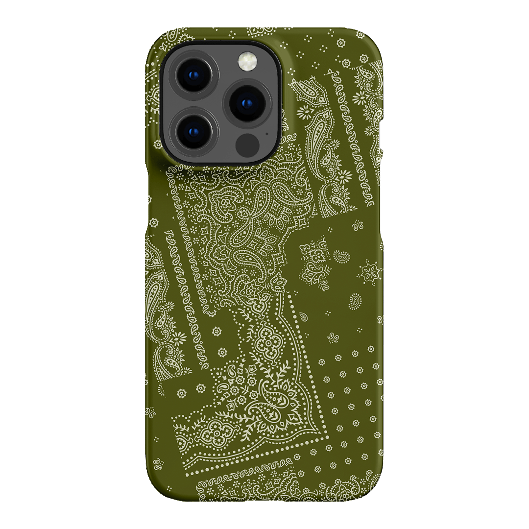 Paisley Fern Printed Phone Cases iPhone 13 Pro / Snap by The Dairy - The Dairy