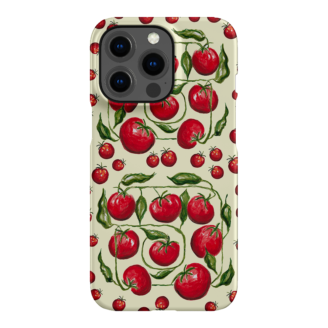 Red Tomatoes Printed Phone Cases iPhone 13 Pro / Snap by BG. Studio - The Dairy