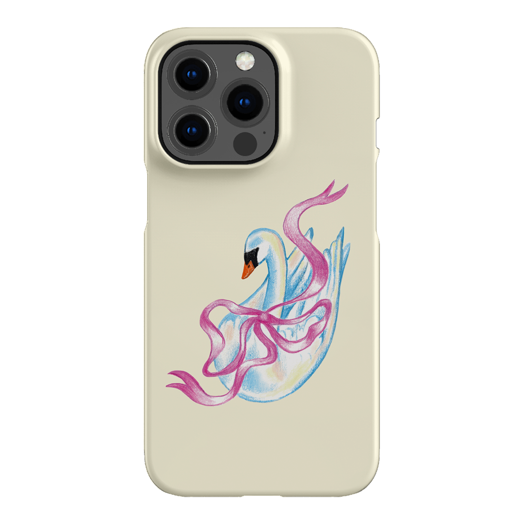Satin Swan Printed Phone Cases iPhone 13 Pro / Snap by Femke Studio - The Dairy