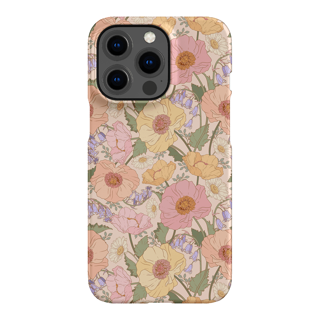 Spring Poppy Printed Phone Cases iPhone 13 Pro / Snap by Kasiags Art - The Dairy