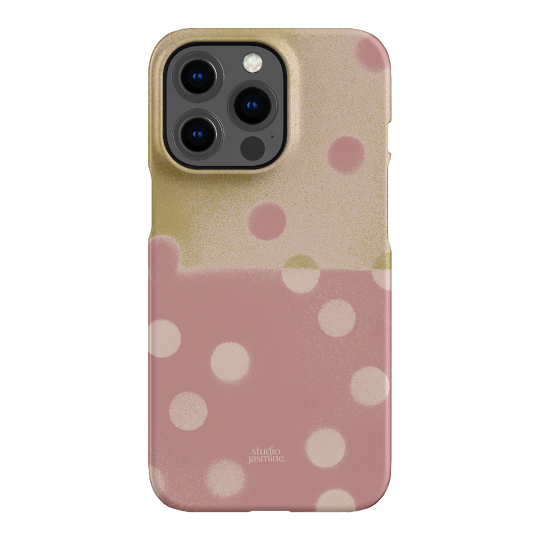 Strawberry Polka Dot Printed Phone Cases iPhone 13 Pro / Snap by Jasmine Dowling - The Dairy