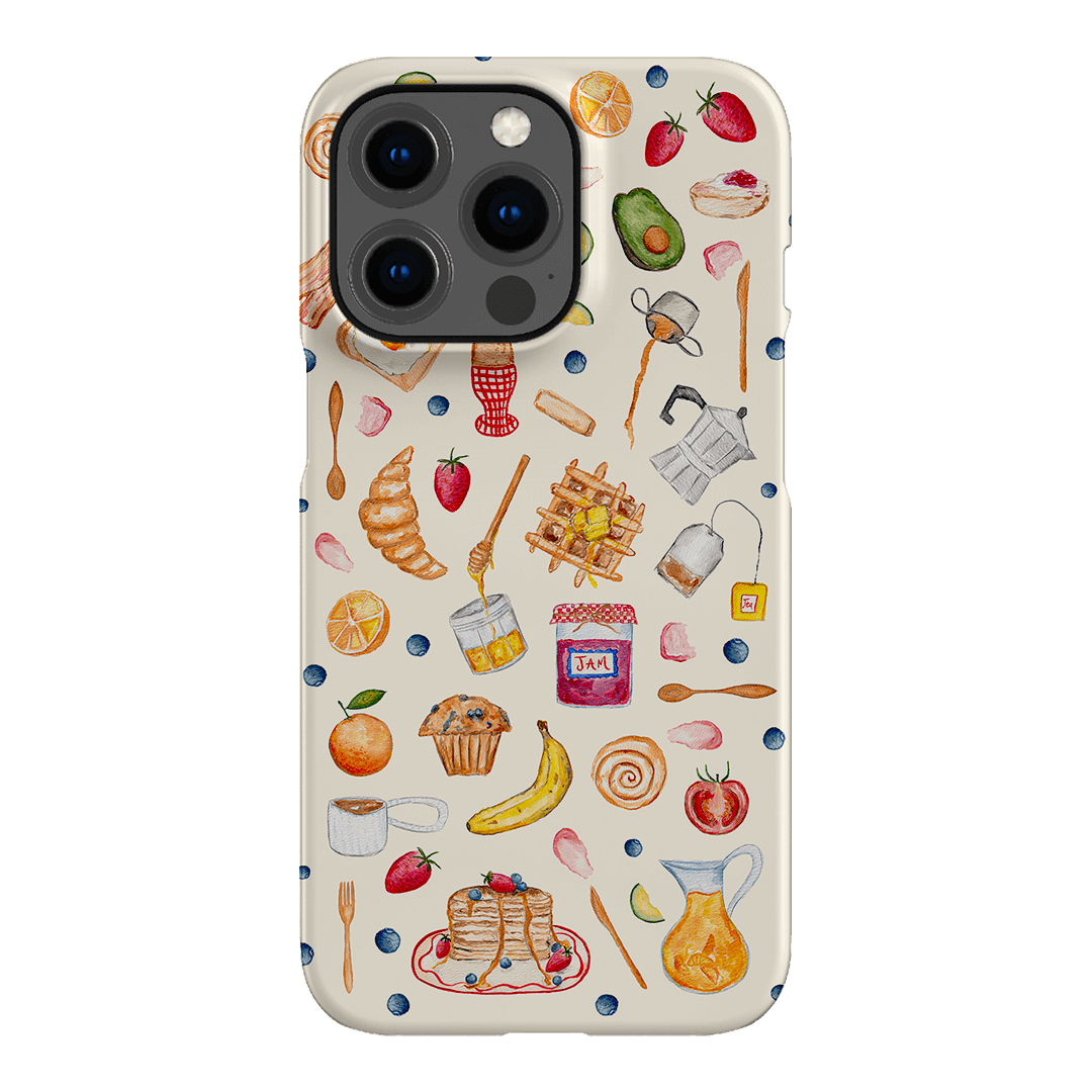 Sunday Breakfast Printed Phone Cases iPhone 13 Pro / Snap by BG. Studio - The Dairy