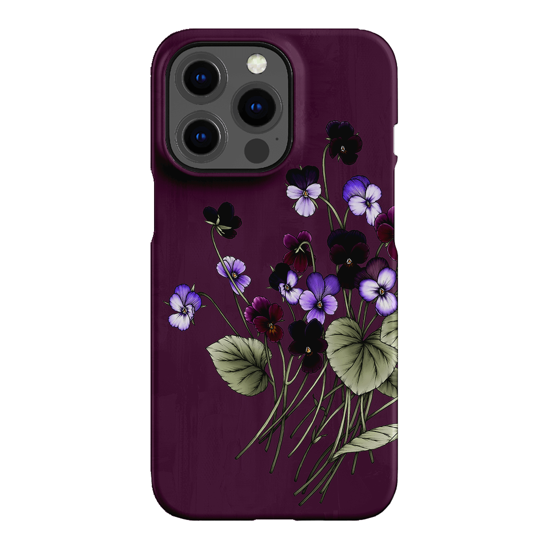 Viola Printed Phone Cases iPhone 13 Pro / Snap by Typoflora - The Dairy