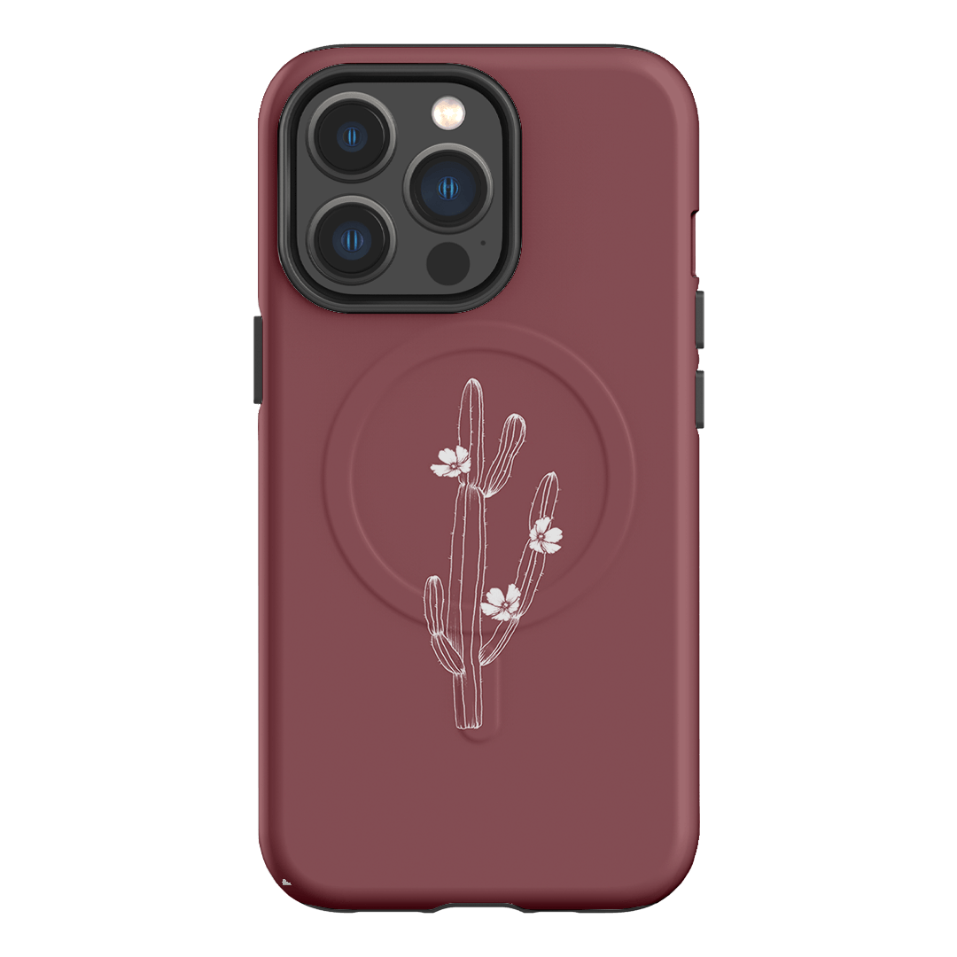 Cactus Flower Printed Phone Cases iPhone 13 Pro / Armoured MagSafe by Typoflora - The Dairy
