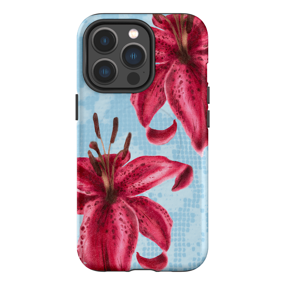 Lillies Printed Phone Cases iPhone 13 Pro / Armoured MagSafe by Sally Hungerford - The Dairy