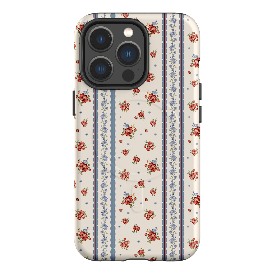 Rose Stripe Printed Phone Cases iPhone 13 Pro / Armoured MagSafe by Kasiags Art - The Dairy